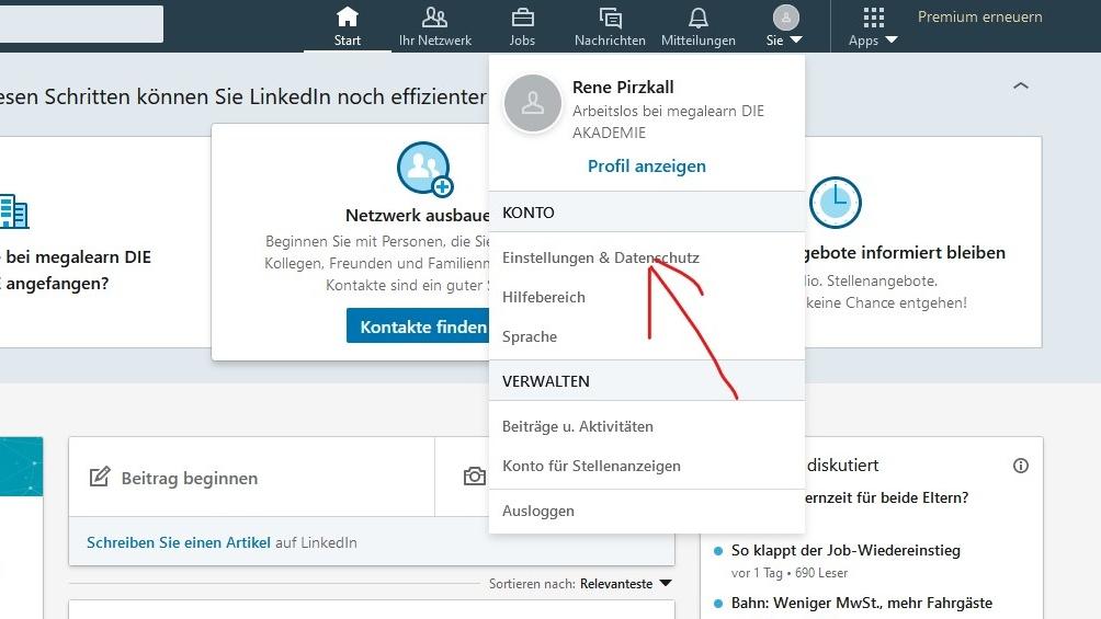 LinkedIn: Account löschen - so geht's - CHIP